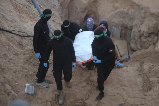Israel nhận thêm ba thi thể không rõ danh tính từ Dải Gaza