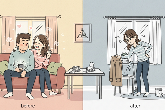 Mệt mỏi vì sống cùng bạn gái quá sạch sẽ, không chia sẻ tình phí