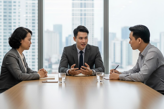 '33 tuổi sao chưa lên sếp mà còn ứng tuyển vị trí nhân viên'