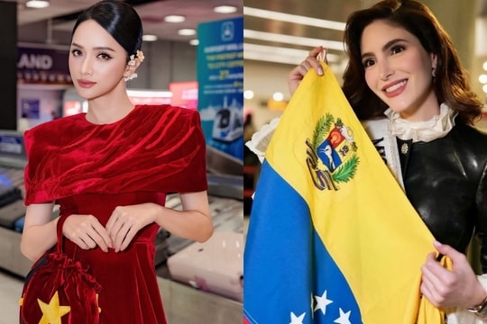 Hương Giang và loạt mỹ nhân đến Thái Lan thi Miss Universe
