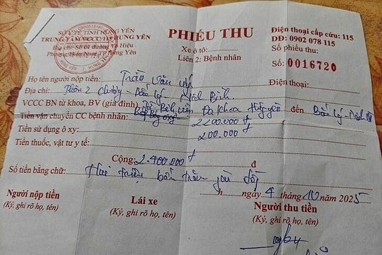 Trung tâm cấp cứu 115 Hưng Yên bị dừng hoạt động