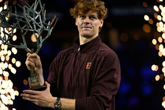 Sinner vô địch Paris Masters, lên số một thế giới
