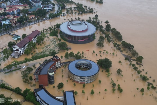 Lũ sông Bồ lần thứ ba lập đỉnh trong một tuần