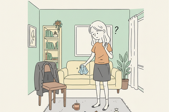 Bạn trai bừa bộn cả khi qua phòng tôi chơi