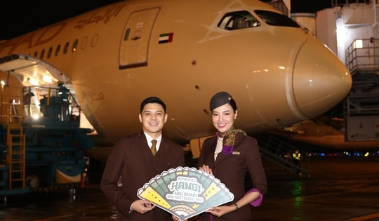 Etihad Airways dùng "siêu máy bay" khai trương đường bay thẳng Hà Nội - Abu Dhabi