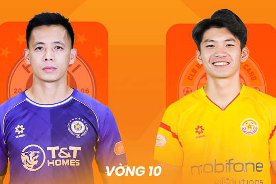 Trực tiếp bóng đá Hà Nội FC vs PVF CAND, vòng 10 giải V.League 2025-2026