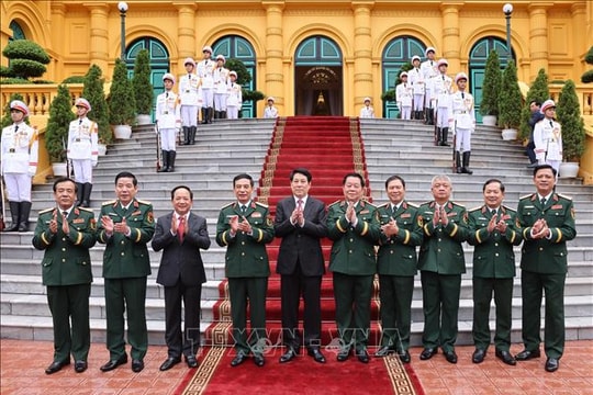 Trao quyết định bổ nhiệm Chủ nhiệm Tổng cục chính trị và thăng quân hàm Đại tướng, Thượng tướng