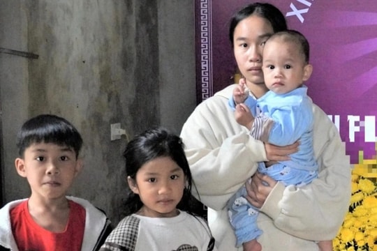 Bố mất vì tai nạn, mẹ trầm cảm, nữ sinh và 4 em thơ sống lay lắt