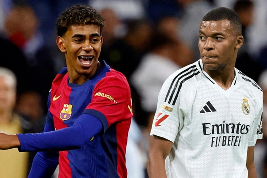 Yamal phá kỷ lục của Mbappe ở đội hình FIFPRO