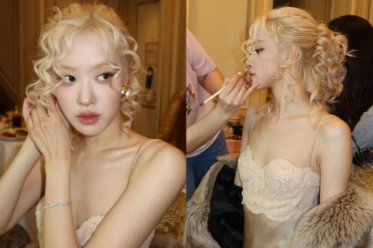 Rosé mặc váy ngủ lên sân khấu