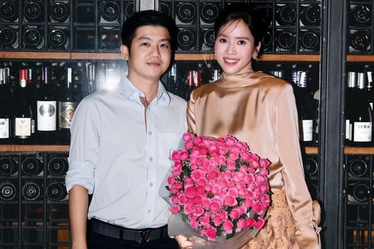 Hình ảnh Bella Mai bên doanh nhân Bửu Lộc