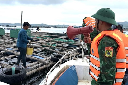 Lực lượng biên phòng Đắk Lắk hỗ trợ người dân phòng chống bão số 13