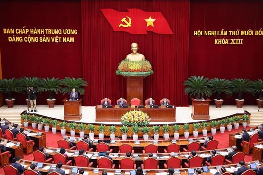 Thông cáo báo chí về ngày làm việc thứ nhất Hội nghị Trung ương 14 khóa XIII