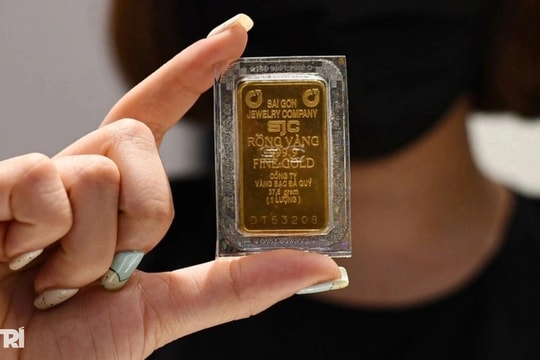 Giá vàng miếng giảm 1,2 triệu đồng/lượng