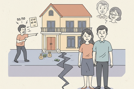 Dại dột khi dồn hết tiền xây nhà trên đất của bố mẹ chồng