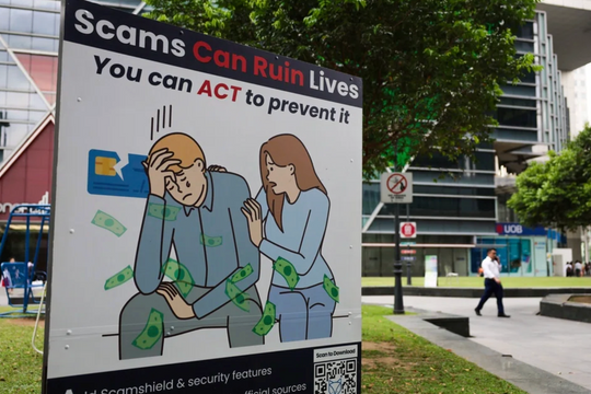 Singapore phạt đánh roi những kẻ lừa đảo trực tuyến