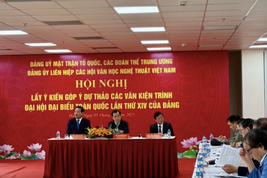 Văn nghệ sỹ đóng góp ý kiến cho dự thảo văn kiện Đại hội XIV của Đảng