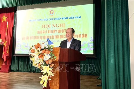 Cựu chiến binh Việt Nam góp ý dự thảo Văn kiện Đại hội XIV của Đảng