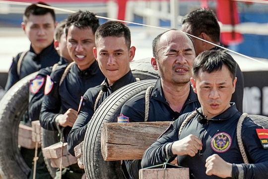 Sao Việt lăn xả ở chương trình 'Chiến sĩ quả cảm'