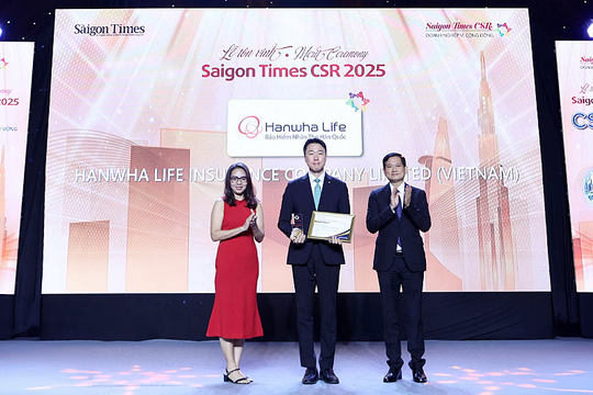 Hanwha Life 5 năm liền nhận giải 'Doanh nghiệp vì cộng đồng'
