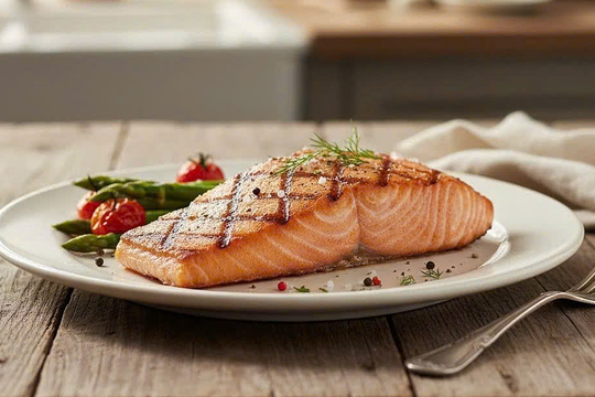 Ăn 2-3 lần cá hồi mỗi tuần tốt cho trí nhớ