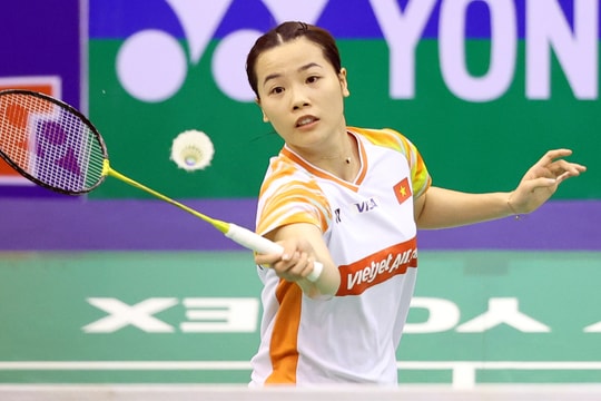 Thùy Linh vào tứ kết giải cầu lông Hàn Quốc
