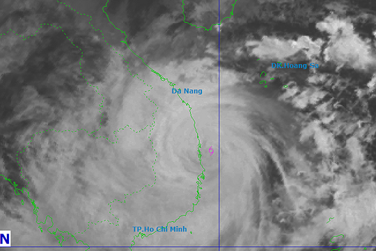 Bão Kalmaegi trên vùng biển Đăk Lăk - Gia Lai, mạnh cấp 14