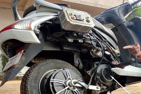 Ranh giới an toàn mong manh khi hoán cải xe xăng thành xe điện