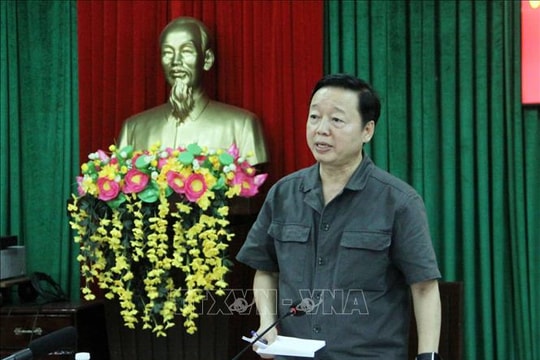 Phó Thủ tướng Trần Hồng Hà chỉ đạo khẩn trương khắc phục hậu quả bão số 13