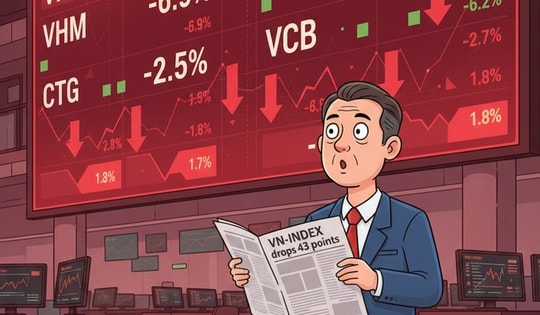 Chứng khoán bất ngờ giảm mạnh, VN-Index thủng mốc 1.600 điểm