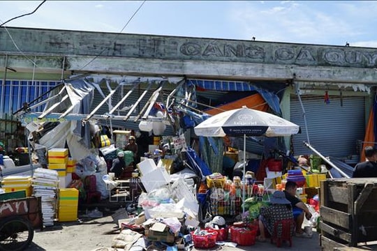 Nhiều cảng cá tại Gia Lai thiệt hại nghiêm trọng do bão số 13