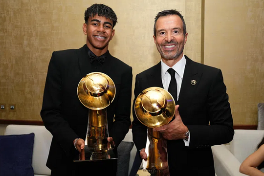 Jorge Mendes: 'Không hiểu vì sao người ta làm ầm lên về Yamal'