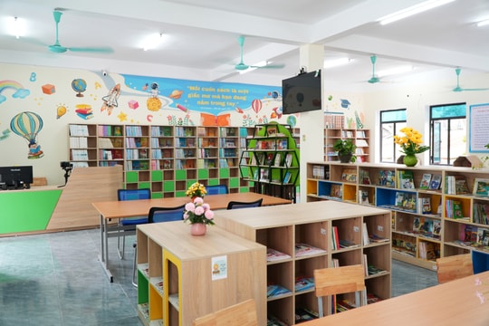 Thư viện 1,7 tỷ đồng phục vụ học sinh Tân Trào