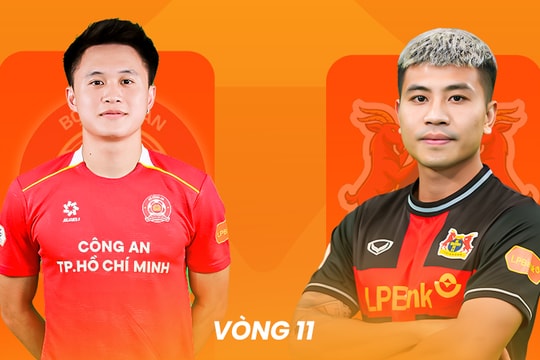 Xem trực tiếp Công an TP.HCM vs Ninh Bình, vòng 11 V.League trên kênh nào?