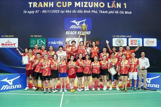 Trên 300 vận động viên tranh tài ở giải cầu lông tại TP Hồ Chí Minh