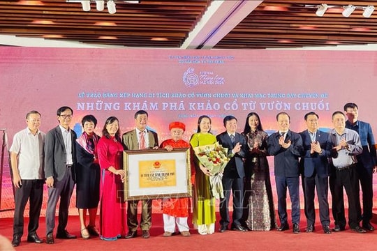 Ra mắt trưng bày 'Những khám phá khảo cổ từ Vườn Chuối'