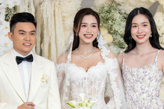 Dàn sao dự tiệc cưới Hoa hậu Đỗ Thị Hà