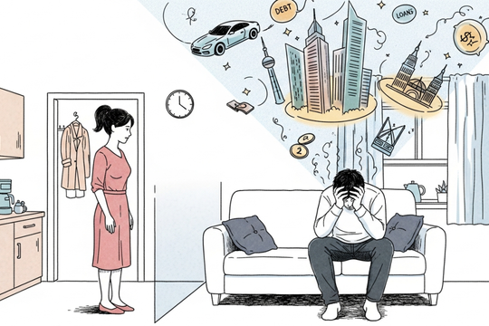 Chồng đòi vay tiền mua nhà ngay sau buổi họp lớp