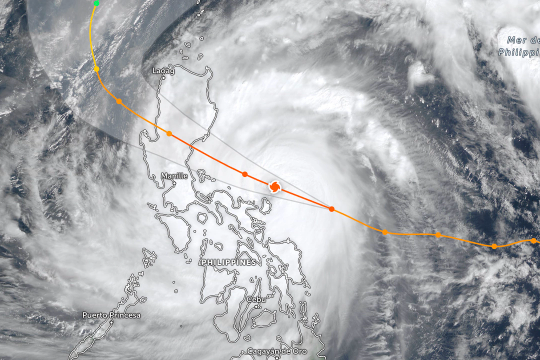 Fung Wong thành siêu bão, Philippines sơ tán 100.000 người
