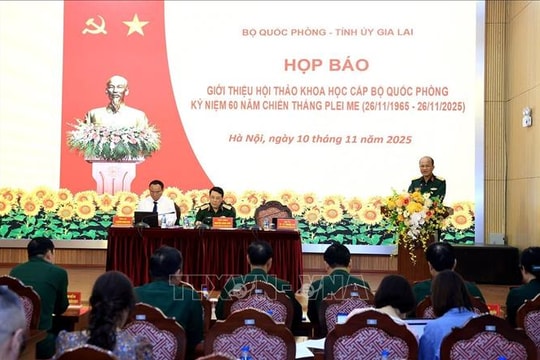 Sắp diễn ra hội thảo cấp Bộ Quốc phòng kỷ niệm 60 năm Chiến thắng Plei Me