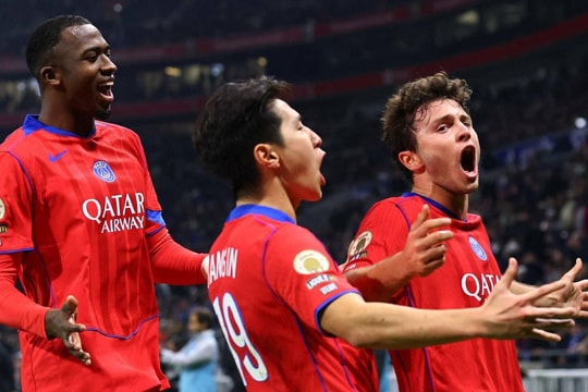 Bàn phút 90+5 giúp PSG trở lại dẫn đầu