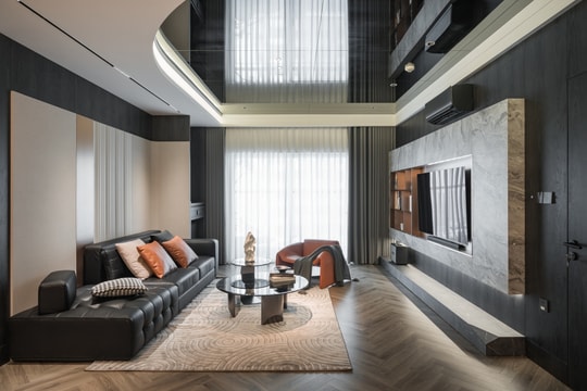 Căn hộ cho ba thế hệ bỏ 1 WC để tăng diện tích phòng khách