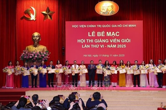 Bế giảng Hội thi giảng viên giỏi lần thứ VI - năm 2025 của Học viện Chính trị quốc gia Hồ Chí Minh