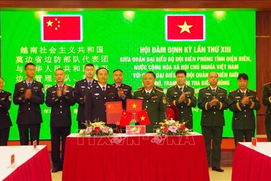 Đẩy mạnh hợp tác quản lý biên giới Việt - Trung