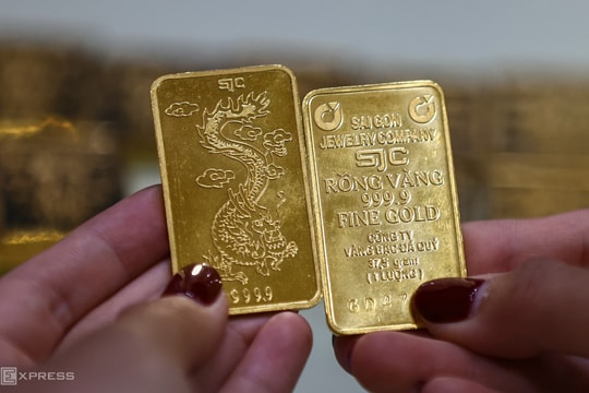 Giá vàng miếng lên cao nhất hai tuần
