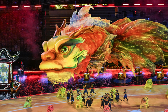 Lễ khai mạc hoành tráng của Đại hội Thể thao Trung Quốc