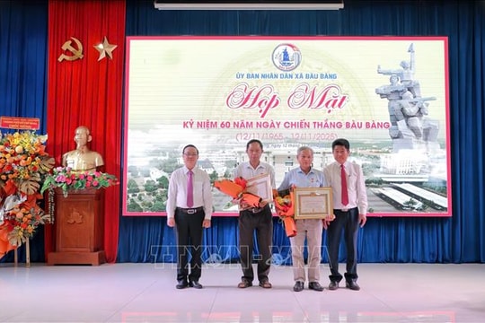 Kỷ niệm 60 năm Chiến thắng Bàu Bàng