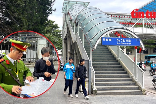 Mạnh tay xử lý vi phạm trật tự đô thị quanh nhà ga metro Hà Nội