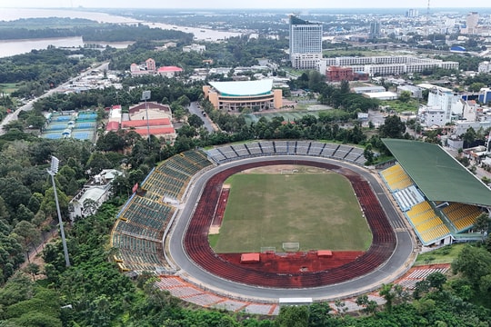 Hiện trạng sân vận động 50.000 chỗ ở trung tâm Cần Thơ sẽ di dời