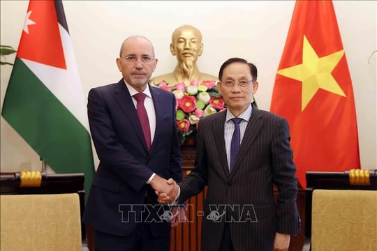 Thúc đẩy hợp tác ngoại giao giữa Việt Nam và Jordan trên mọi lĩnh vực